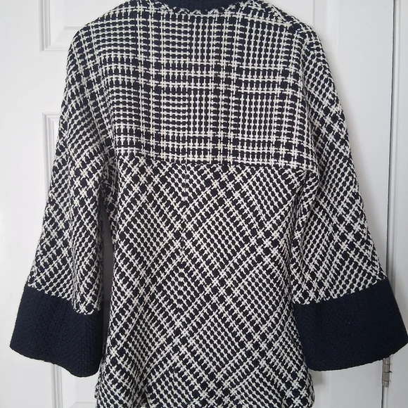 Vintage 80s Karl Lagerfeld Wool Boucle Tweed Blazer Fits Like US 10 GUC - Picture 10 of 16